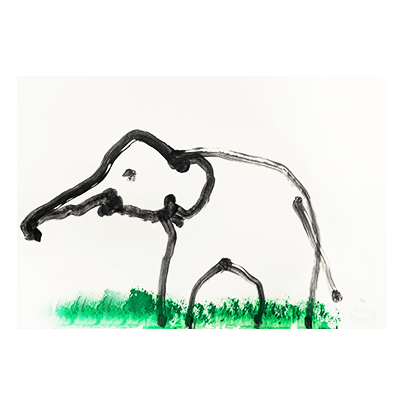 ゆめ花の絵＆書