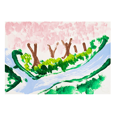 もも夏のお絵描き